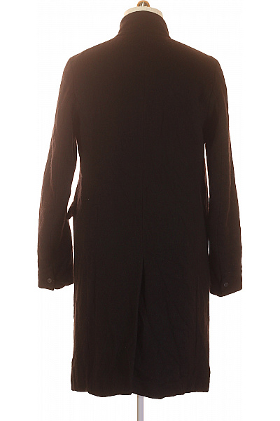 Pánský Kabát Vlněný Černý Vel. 52