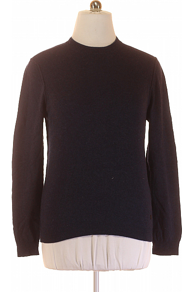 Pánský Svetr Vlněný Modrý Woolrich Second hand Vel. M
