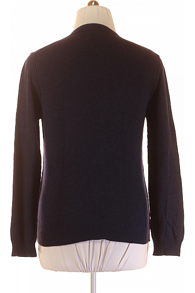 Pánský Svetr Vlněný Modrý Woolrich Second hand Vel. M