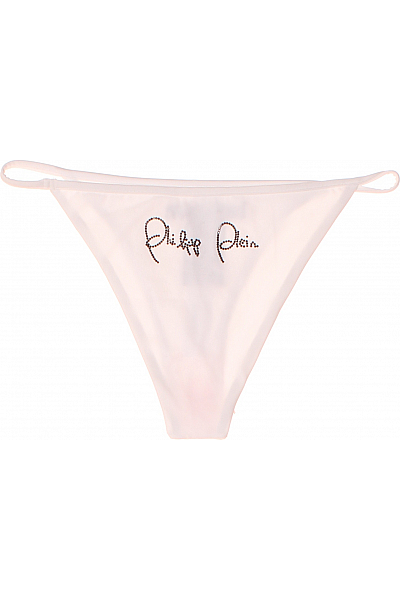 PHILLIP PLEIN Dámské Kalhotky Bílé Vel. M