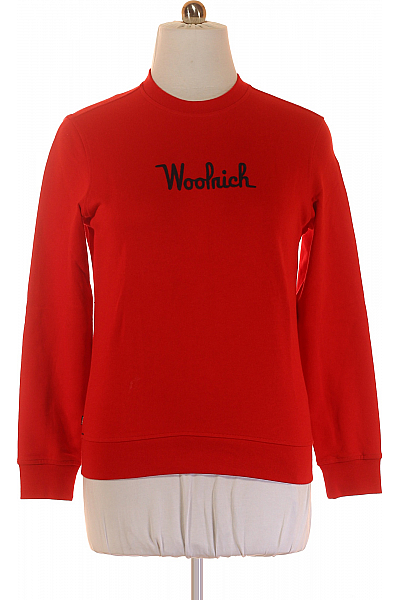 Pánská Mikina Červená Woolrich Vel.  S