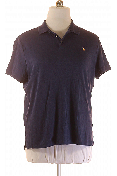 Pánské Tričko Modré Ralph Lauren Vel.  XL