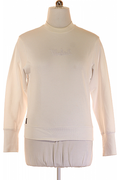 Pánská Mikina Bílá Woolrich Second hand Vel. XS