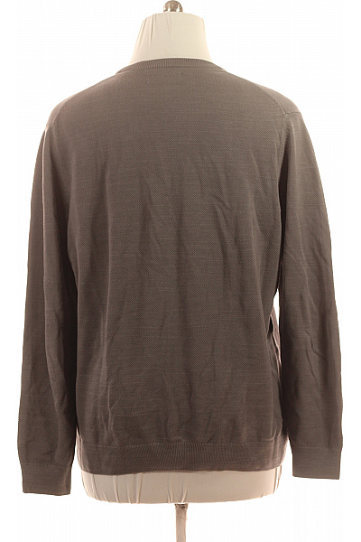 Guess Pánský hnědý pletený svetr přes hlavu basic Velikost XXL | Guess | obrázek 2