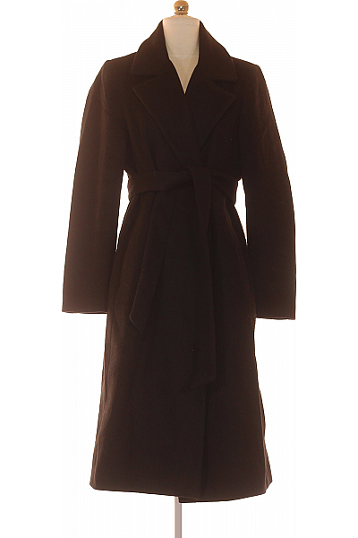 Dámský Dlouhý Kabát Černý Christian Berg Vel. 40