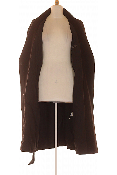 Dámský Dlouhý Kabát Černý Christian Berg Vel. 40