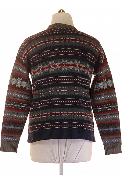 Pánský Svetr Se Vzorem Vlněný Barevný Woolrich Vel. M