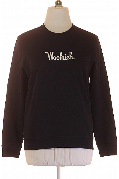 Pánská Mikina Bez Zapínání Modrá Woolrich Vel.  L