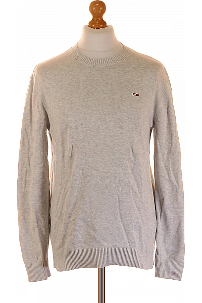TOMMY HILFIGER Pánský Pulovr Šedý Vel. M