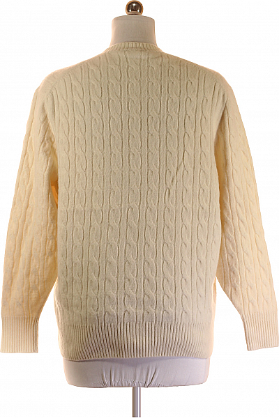 Dámský Pulovr Lněný Béžový LACOSTE Vel. XL