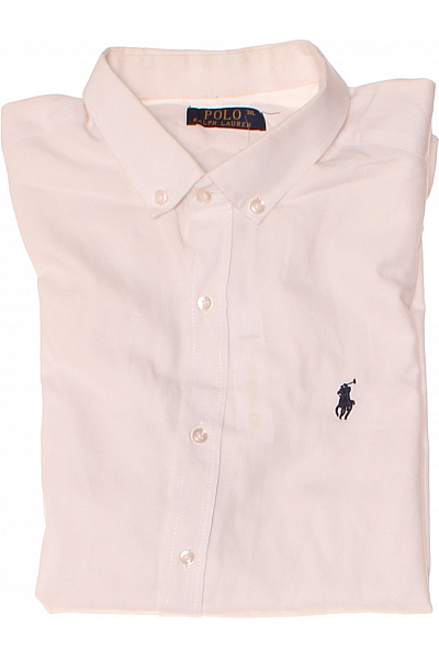 Ralph Lauren Pánská Košile Bílá Second hand Vel. ¨3XL