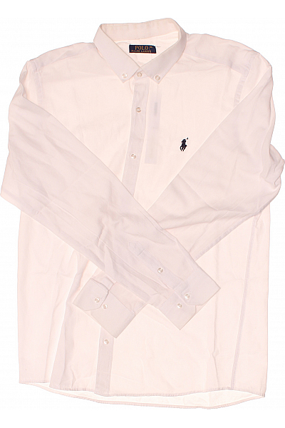 Ralph Lauren Pánská Košile Bílá Second hand Vel. ¨3XL