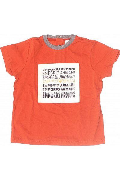 ARMANI Kojenecké Tričko Oranžový