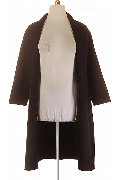 MANGO Dámský Kabát Vlněný Černý Vel.  XL