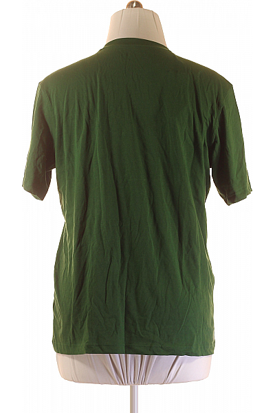 Jednoduché Pánské Tričko Zelené LACOSTE Vel.  XL