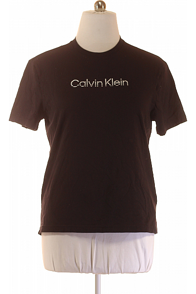 Calvin Klein Pánské Tričko S Potiskem Černé Vel.  XL