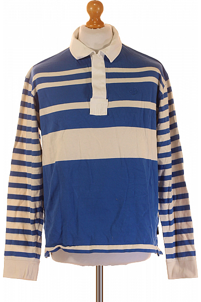 Ted Baker Pánské Tričko S Límečkem Modré Second Hand