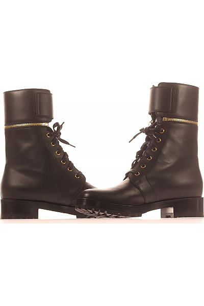 Sergio Rossi Dámské Kotníkové Boty Černé Second hand Vel. 39