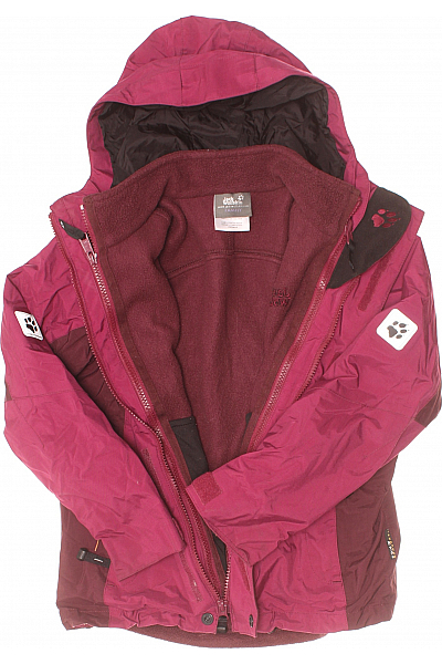 Dívčí Bunda Fialová Jack Wolfskin