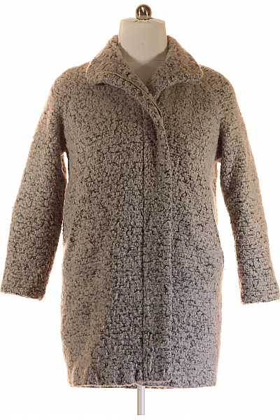 SAMSOE Krátký Dámský Kabát Šedý