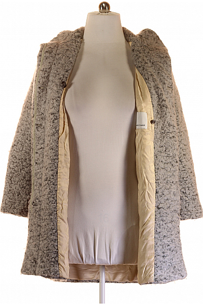 SAMSOE Krátký Dámský Kabát Šedý