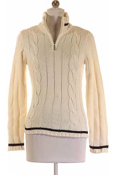 TOM TAILOR Dámský Svetr Černobílý Vel. S