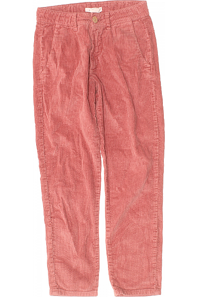Dámské Kalhoty Růžové SKFK Second hand Vel.  34