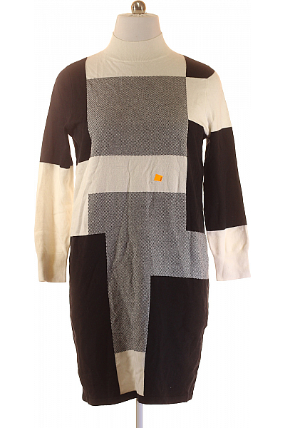  Šaty Pletené Černobílé GERRY WEBER Vel. 44