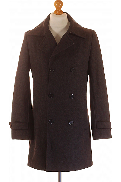 CAPSULE Krátký Pánský Kabát Šedý Vel. S