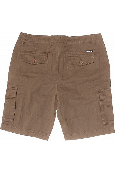 Pánské Kraťasy s Kapsami Zelené THREADBARE Vel. 50