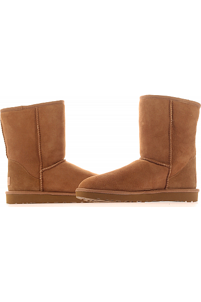 UGG Dámské Válenky Kožené Hnědé Vel. 39