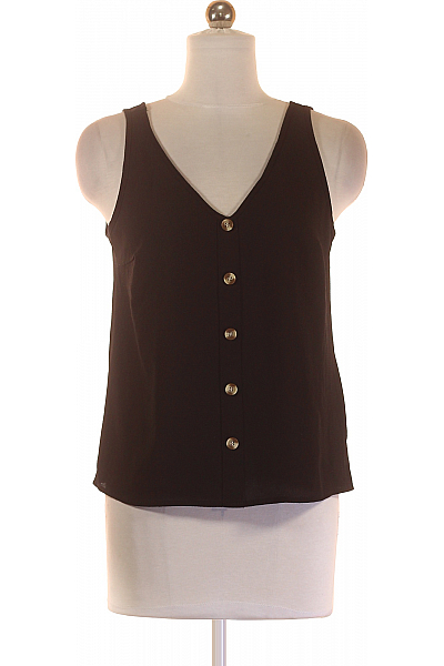 Jednoduché Dámské Tričko Černé VERO MODA Vel. XS Jednoduché Dámské Tričko Černé VERO MODA Vel. XS