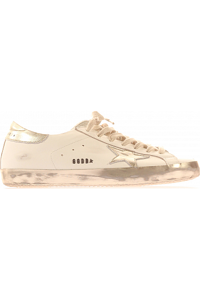 Pánské Tenisky Kožené Bílé Golden Goose 