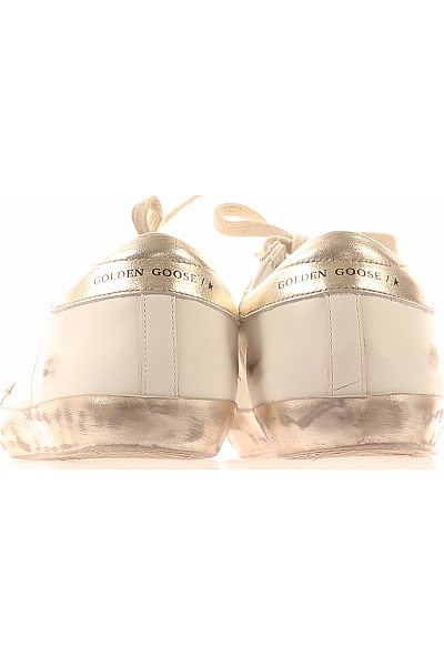 Pánské Tenisky Kožené Bílé Golden Goose 