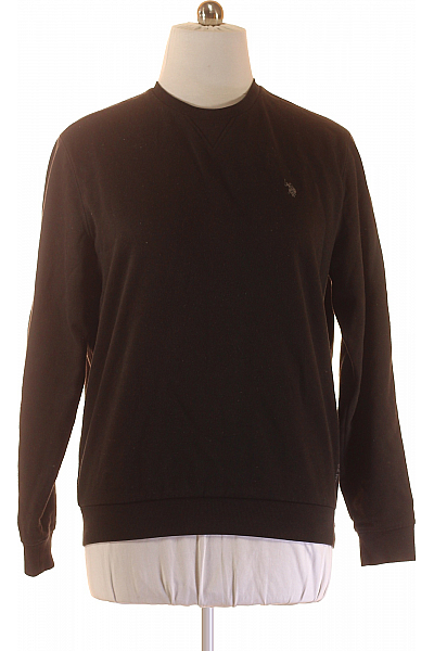 Pánská Mikina Černá U.S.POLO ASSN. Second Hand Vel. XL