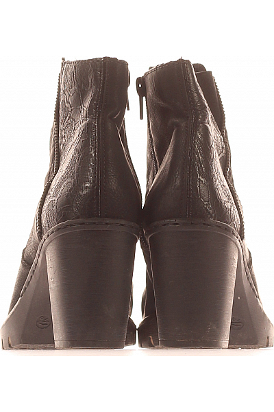 Dámské Boty Černé RIEKER Second hand Vel. 39