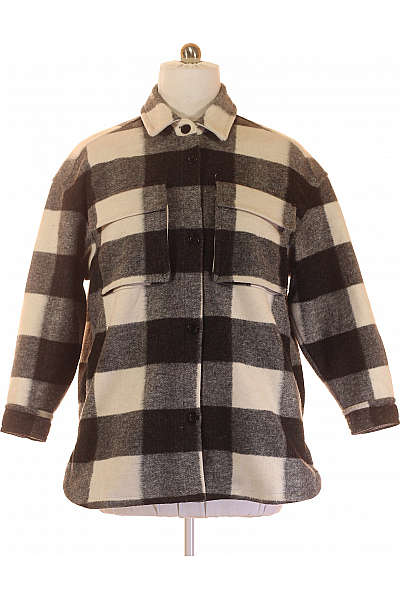 Krátký Pánský Kabát Barevný Abercrombie&Fitch Vel. M