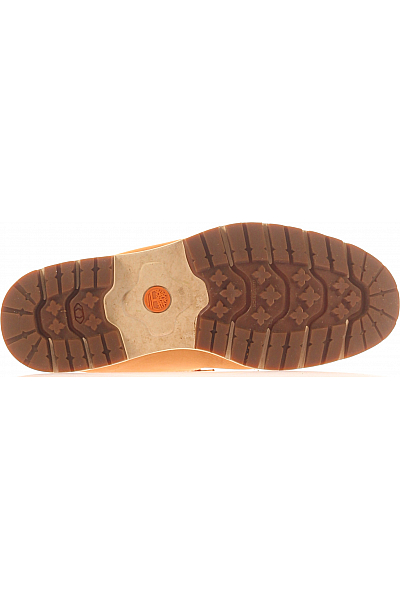 Pánské Kotníkové Boty Kožené Oranžové Timberland Vel. 44