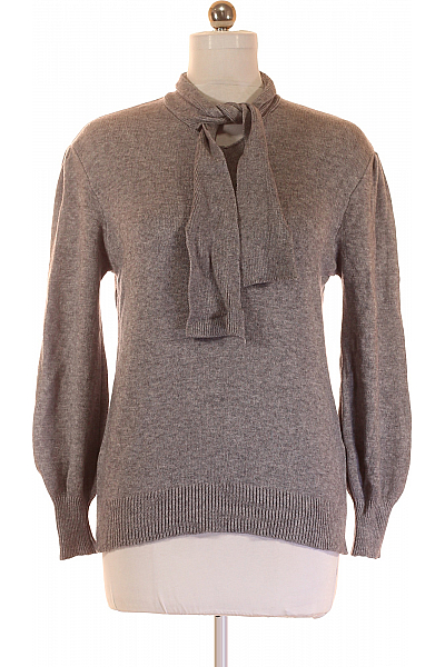 Dámský Pulovr Kašmírový Šedý Outlet