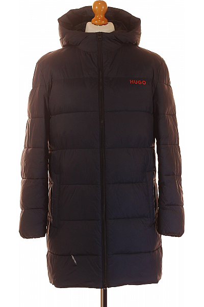 Prošívaná Pánská Bunda Modrá Hugo Boss Second hand Vel. S