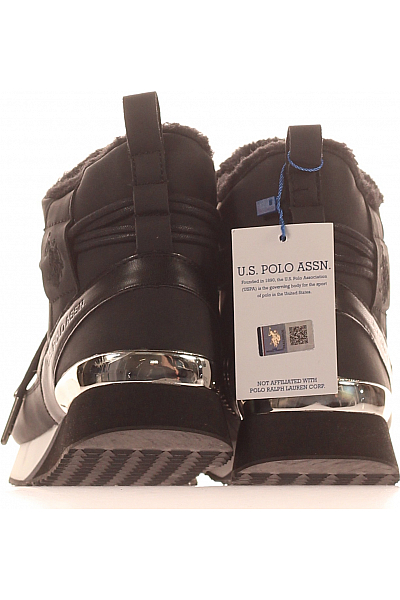 U.S.POLO ASSN. Dámské Kotníkové Boty Černé Second hand Vel. 37