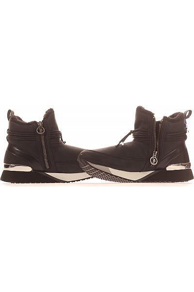 U.S.POLO ASSN. Dámské Kotníkové Boty Černé Second hand Vel. 37