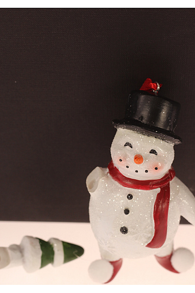 ozdoba na zavěšení sněhulák