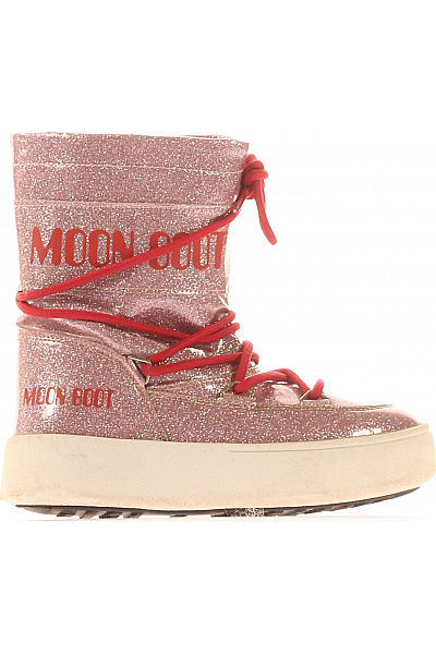 Dětské Boty Růžové Moon Boot Second Hand Vel.  32