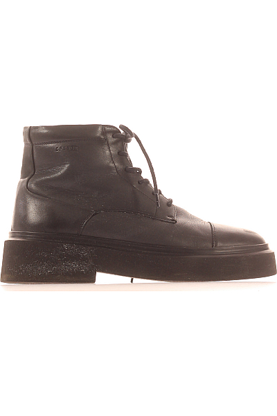 Copenhagen Shoes Pánské Kotníkové Boty Kožené Černé