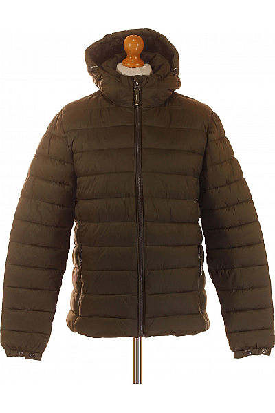 Prošívaná Pánská Bunda Zelená SUPERDRY Vel. M
