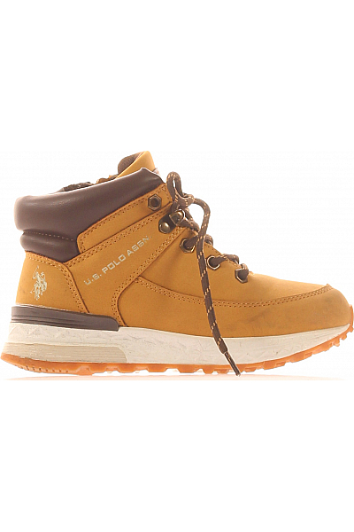 U.S.POLO ASSN. Dětské Boty Hnědý Vel.  30