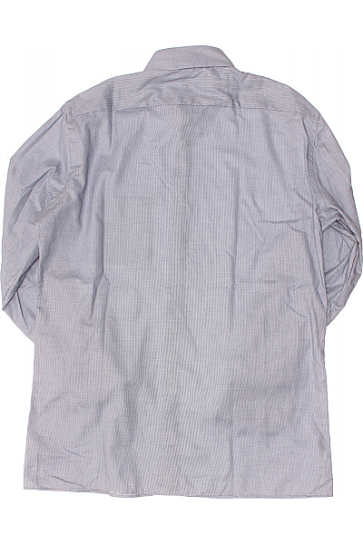 OLYMP Vzorovaná Pánská Košile Modrá Vel. 42