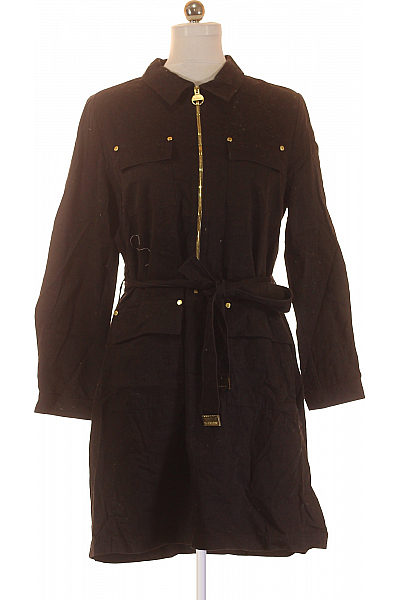 Košilové  Šaty Černé Barbour Second Hand Vel. 42