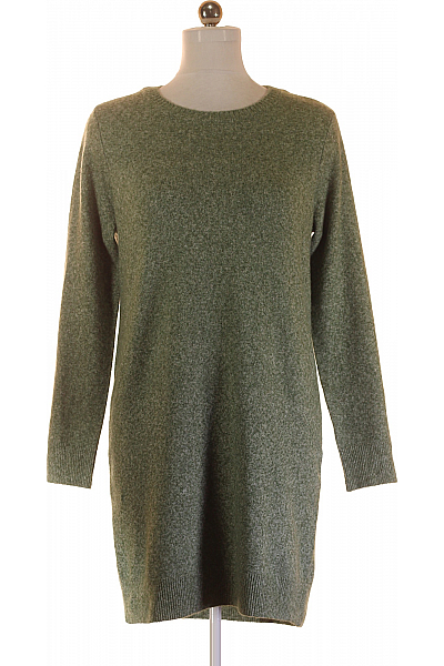 VERO MODA  Šaty Pletené Zelené Vel. L